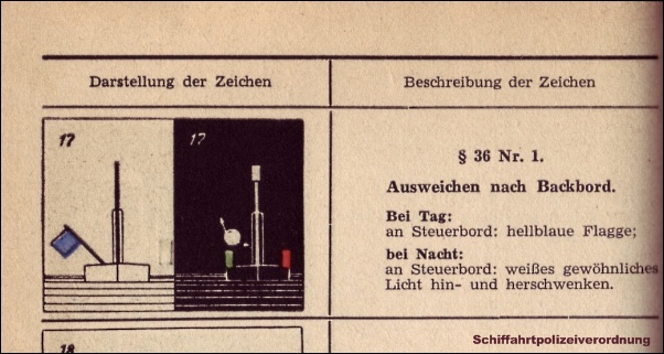Die blaue Begegnungsflagge